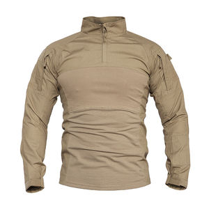 Chemise tactique personnalisée en gros pour hommes, respirante, à séchage rapide, à manches longues, pour usage extérieur et de sécurité - Product Image 3