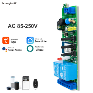 Interruptor Inteligente Universal Tuya de 2 Canales, 85-250V - Módulo de Relé con Control Remoto RF, Compatible con <span class=keywords><strong>Alexa</strong></span> y <span class=keywords><strong>Google</strong></span> Home - Product Image 4