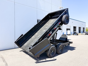Remolque Hidráulico Multifuncional 83X14 14.9K con Ejes de 5200 lb, 9990 GVWR, 2 Rampas de Carga - NEGRO - Product Image 3