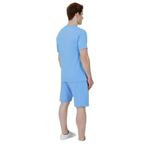 Nouveauté personnalisée été hommes 2PC ensemble sport costume à manches courtes t-shirt et short deux pièces Twin ensemble hommes court ensemble à vendre à vendre - Product Image 5