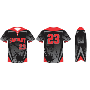 Maillot de baseball à sublimation personnalisée T-shirt vierge maillot de baseball confortable pour équipe sportive avec expédition bon marché - Product Image 6