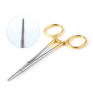 Tijeras Quirúrgicas Veterinarias para Perros |   Pinzas Hemostáticas Reutilizables de Acero Inoxidable con Puntas Rectas/Curvas |   12.5-18 cm - Product Image 1