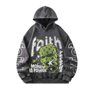 Sudadera con capucha cálida y acogedora para hombre con diseño de Jersey de tela de mezcla de algodón suave para otoño invierno al aire libre y estilo callejero - Product Image 1