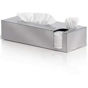 Caja de Pañuelos de Metal Plateado de Primera Calidad, Portapañuelos, Caja de Almacenamiento de Pañuelos para Salas de Estar, Mesas de Comedor u Oficinas, Precio Bajo - Product Image 3