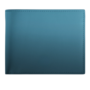 Portefeuille court de luxe pour hommes, 100% cuir de vache, meilleure qualité, couleur bleu fumé, haute qualité - Product Image 2