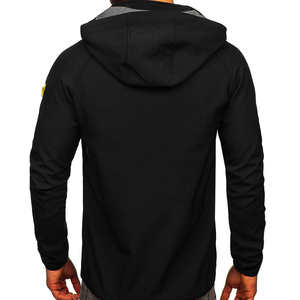 Men's High Street O-Neck Softshell <b>Jacket</b> Breathable Eco-Friendly Quick Dry Wool Winter Varsity Letterman <b>Patchwork</b> Windproof - Product Image 6