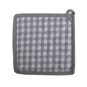 Mitaines de four 100% coton avec bande de silicone porte-casseroles verts pour la cuisson au micro-ondes Protection des aliments à domicile pour les restaurants - Product Image 5