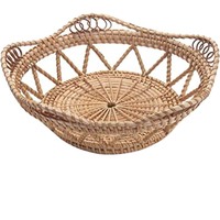 Corbeille à fruits en rotin au design unique pour cuisine personnalisée utilisation de la restauration support de panier décoratif de comptoir