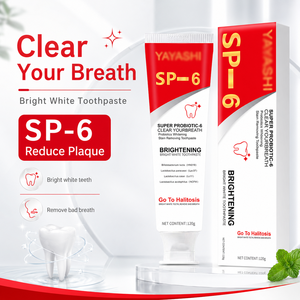 YAYASHI SP-6 Whitening <b>Toothpaste</b> 120g Probiotic Stain Removing Fresh Breath Adult Use - Product Image 4