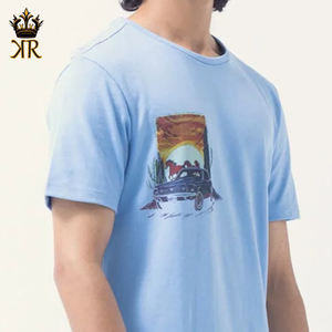 Camiseta de Hombre al por Mayor 2026 de Alta Calidad, 220 GSM, 100% Algodón, Corte Redondo, Precio Económico - Product Image 6