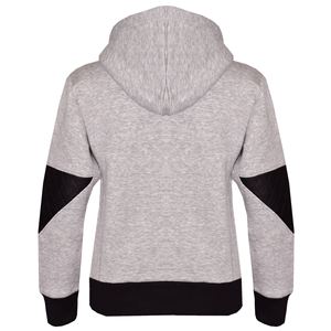 Sudadera unisex de talla grande con capucha y bolsillo con cremallera, chándal liso con logotipo personalizado bordado OEM para otoño, venta al por mayor - Product Image 5