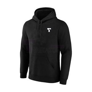 Sudadera con capucha de mezcla de algodón activo para hombre de rendimiento ligero Tela que absorbe el sudor de invierno con impresión digital - Product Image 3
