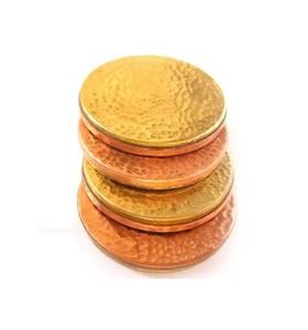 ถาดรองแก้วโลหะแฟนซีบนโต๊ะรถไฟเหาะทรงกลมดีไซน์สวย - Product Image 1