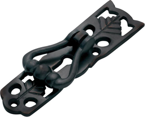 Poignée de traction de piédestal de feuille de laiton pour la poignée de tirage de placard de porte d'armoire de cuisine - Product Image 1