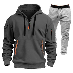 Chándales Deportivos Casuales para Hombre de Alta Calidad al por Mayor, Diseño Personalizado, Sudadera con Capucha de Invierno, Transpirable, de Secado Rápido, 100% Poliéster - Product Image 1