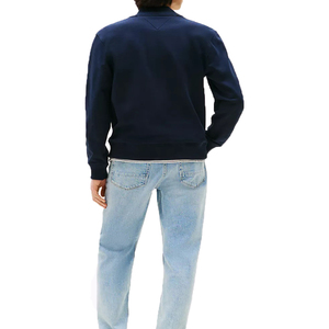 เสื้อแจ็กเก็ตเบสบอลมีซิปรูดสำหรับผู้ชายเสื้อสเวตเตอร์ทรงโอเวอร์ไซส์ปักลายสไตล์เรียบเสื้อนอกเสื้อกีฬา - Product Image 6