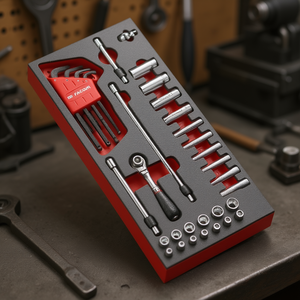 Juego de Llaves de Tubo Facom de 1/4'' con Accesorios de Trinquete y Llaves Allen - Product Image 3