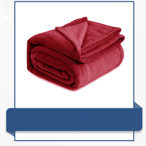 ผ้าห่มขนแกะปักลายสก๊อตนุ่มสบายสบายสบายสบายผ้าห่มนอนขนแกะนุ่มสองชั้น - Product Image 2