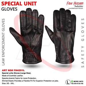 Guantes DE TRABAJO resistentes a cortes de la mejor calidad, guantes tácticos resistentes, guantes de cuero de seguridad Spezialeinheitenhandschuhe - Product Image 6