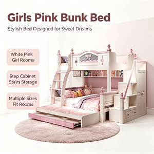 <span class=keywords><strong>Lit</strong></span> superposé moderne en bois massif pour mère et enfant, <span class=keywords><strong>lit</strong></span> pour enfants à deux niveaux avec glissière, écologique et gain de place - Product Image 1