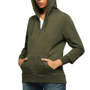 เสื้อฮู้ดแขนยาวสไตล์สตรีทแวร์แบบซิปขายส่ง เสื้อฮู้ดซิปพร้อมโลโก้สั่งทำ - Product Image 2