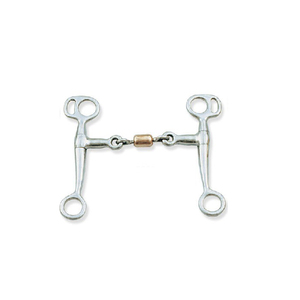 Broca de entrenamiento con rodillo de cobre deslizante Western Bits Horse Snaffles 2025 - Product Image 1