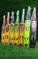 Bate de Cricket de Plástico Moldeado Tejido Resistente de Peso Medio para Niños de Tamaño Estándar de 8 a 12 Años y Mayores de 12 Años