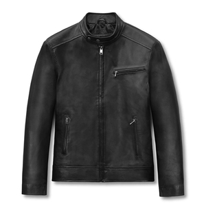 Veste en cuir pour homme de qualité supérieure à prix de gros, épaisse, tendance, coupe-vent, chaude, pour l'hiver - Product Image 1