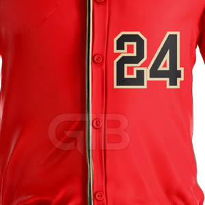 Vente directe d'usine-Ensemble de vêtements de sport respirants avec maillot de baseball à manches courtes pour hommes - Product Image 5