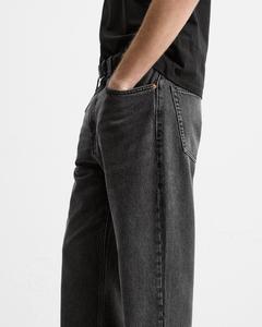 Pantalones vaqueros holgados personalizados para Hombre, estilo Vintage de alta calidad, diseño ecológico con tejido de punto, pantalones informales cómodos para Hombre - Product Image 2