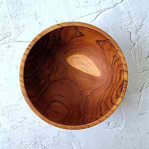 Handmade Luxury Walnut <b>Wood</b> <b>Fruit</b> <b>Bowl</b> Custom Design Kitchenware Eco-Friendly & BPA-Free Export Quality for India - Product Image 5