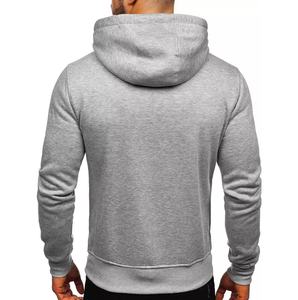 Jersey de hombre de lana de algodón 100% de peso pesado personalizado con capucha de manga larga de alta calidad con cremallera de invierno con antiarrugas personalizado - Product Image 4