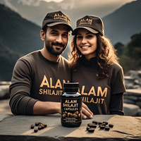 Finest Quality 100% Pure Natural Fulvic <strong>Acid</strong> Organic Sundried Himalayan Shilajit Powder Capsules 30 Pieces Pack for Adults