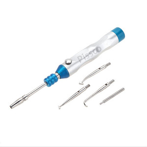 Kit d'instruments de restauration dentaire en composite, manche en silicone en acier inoxydable, lot de 6 pièces - Product Image 6