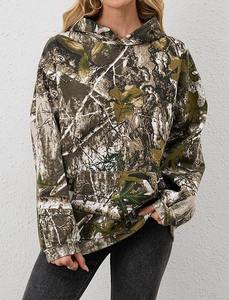 Nouveaux sweats à capuche pour femmes en camouflage de luxe, en molleton de coton de haute qualité, lavage à l'acide, pull lourd, streetwear, coupe ample, hiver, automne - Product Image 4