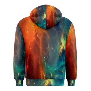 Fabricant de gros sweats à capuche sans ficelle à bords coupés avec logo personnalisé sweat à capuche à ourlet brut 100% coton lourd pour hommes - Product Image 4