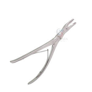 Instrumento quirúrgico ortopédico de alta calidad Ruskin Bone Rongeur de acero inoxidable curvo reutilizable Ruskin Bone Rongeur - Product Image 2