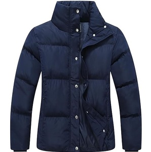 Venta al por mayor personalizable OEM burbuja chaqueta acolchada invierno impermeable acolchado transpirable lona Streetwear Parka frontal - Product Image 6