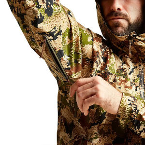 Véritable Uniforme Tactique Camouflage Léger Softshell Veste de Chasse à Capuche Coupe-Vent Imperméable Anti-UV Hommes - Product Image 2