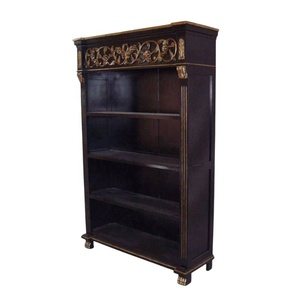 Librería Estilo Francés, Vitrina Antigua, Librería de Madera para Biblioteca, Oficina en Casa, Muebles para Sala de Estar - Product Image 2