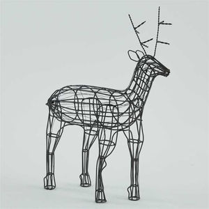 Sculptures en métal forgé durables, ornements modernes, finition artisanale, écologiques, pour la décoration de la maison, Noël, les fêtes - Product Image 1