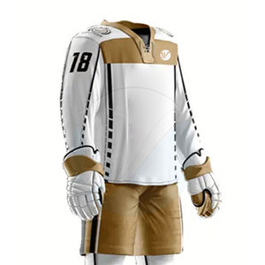 Uniforme de Hockey sobre Hielo Transpirable con Logotipo Personalizado, Nombre del Equipo y Etiqueta Privada, 100% Poliéster, Colores y Tallas Personalizables, Superventas - Product Image 6