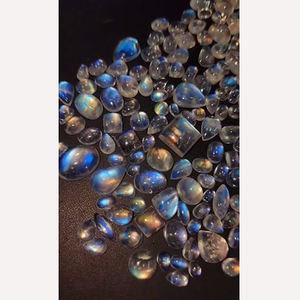 193 piezas de piedra lunar arcoíris Natural 6x4 7x5 8x6 9x7 10x8mm pera ovalada 8x4 10x5mm cabujón Marquesa 218 CTS lote Iroc ventas US $109 - Product Image 4