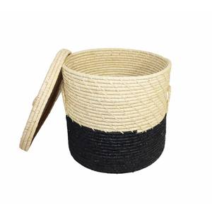 Precio de fábrica de calidad personalizada Cuerda de algodón grande Cuerda de almacenamiento Cestas tejidas Asas Modernas destacadas para cestas de almacenamiento - Product Image 2