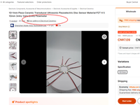Pabrik grosir pipa keramik piezoelektrik untuk mengirim suara di air ultrasonik Sensor Ultrasound silinder untuk laut