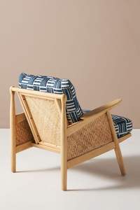 Chaise longue en rotin Boho - Product Image 4