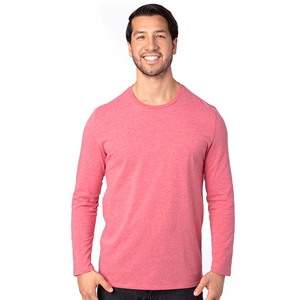 Camiseta de manga larga blanca ecológica estándar para hombre Camiseta de manga larga Ringspun - Product Image 4