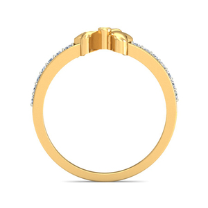 Bague Ishi Diamonds Graceful Butterfly en or 18K avec diamant de laboratoire étincelant - Product Image 1