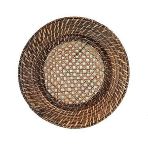 Venta al por mayor de placas de cargador de ratán a granel nueva llegada Premium Vietnam placas de cargador de ratán manteles individuales de mimbre natural al por mayor - Product Image 6