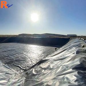 แผ่นซับน้ำ2.0มม. HDPE Geomembrane กันน้ำสำหรับการทำเหมืองแผ่นกรองกองขยะอุตสาหกรรม - Product Image 2